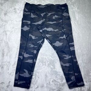 Camo Contender 7/8 Tight in Powerlift Active Leggings‎ Capris 1X Plus Fits 40"